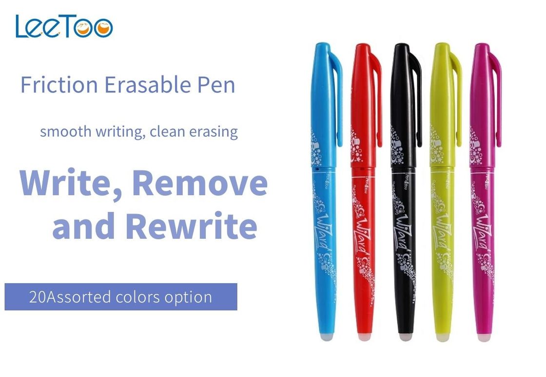 Bút mực gel có thể tẩy được 0,5mm Nhiều màu với tẩy